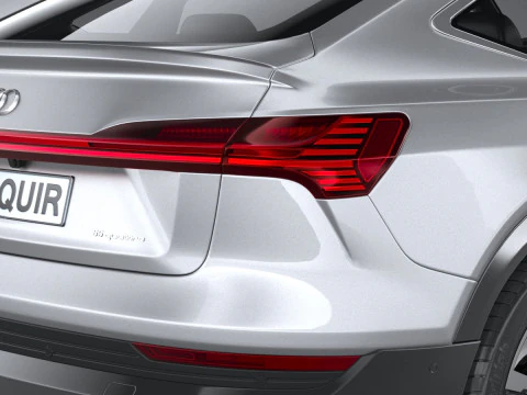 Audi E-Tron Sportback S-line 2021 3D Model