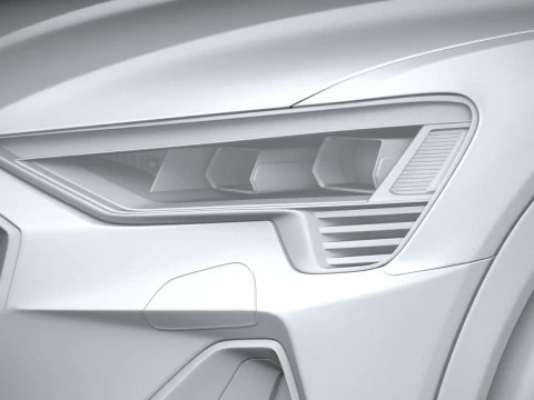 Audi E-Tron Sportback S-line 2021 3D Model