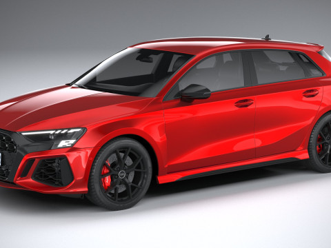 Audi RS3 2022 3Dモデル