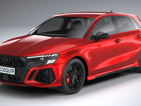 Audi RS3 2022 3D Model