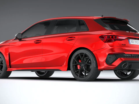 Audi RS3 2022 3D Model