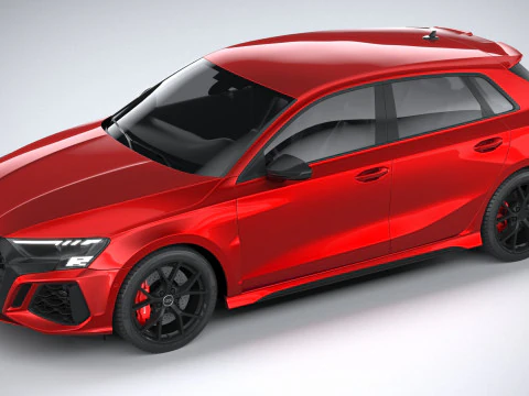 Audi RS3 2022 3D Model
