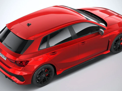 Audi RS3 2022 3D Model