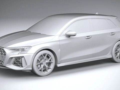 Audi RS3 2022 3D Model