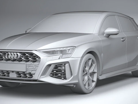 Audi RS3 2022 3D Model