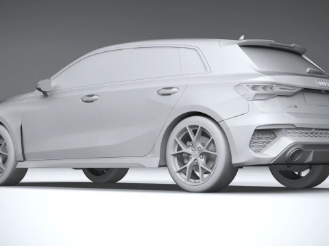 Audi RS3 2022 3D Model