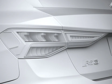Audi RS3 2022 3D Model