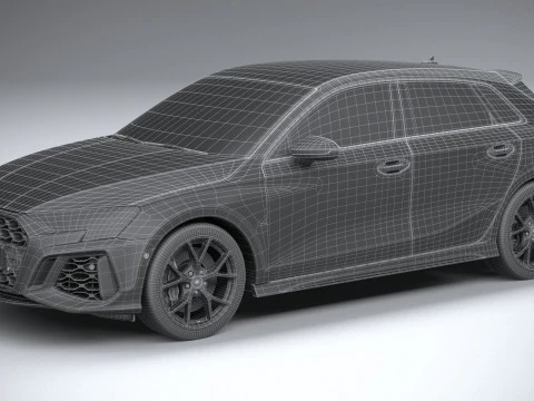 Audi RS3 2022 3D Model