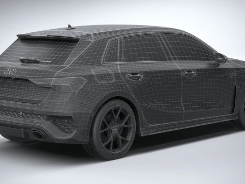 Audi RS3 2022 3D Model