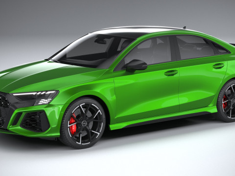 Audi RS3 Sedan 2022 3D मॉडल