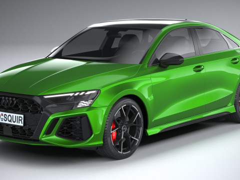 Audi RS3 Sedan 2022 3D 모델