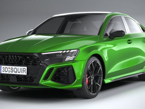 Audi RS3 Sedan 2022 3D 모델