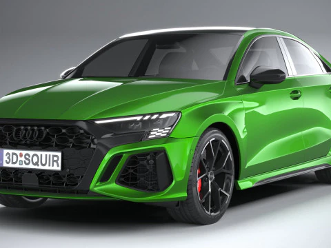 Audi RS3 Sedan 2022 3D Model