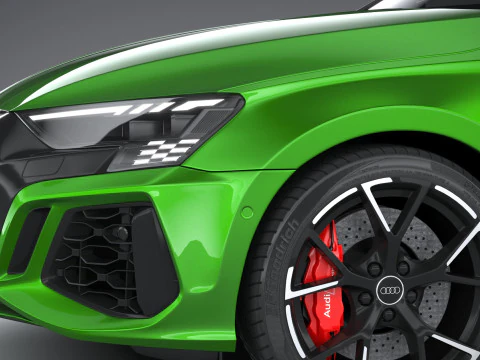 Audi RS3 Sedan 2022 3D Model