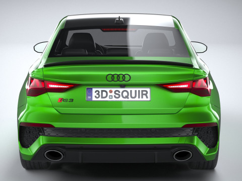 Audi RS3 Sedan 2022 3D 모델