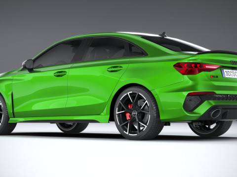 Audi RS3 Sedan 2022 3D 모델