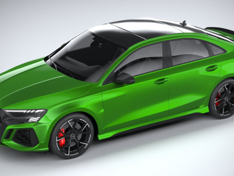 Audi RS3 Sedan 2022 3D 모델