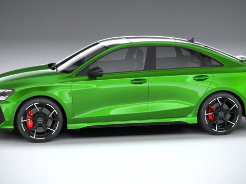 Audi RS3 Sedan 2022 3D Model