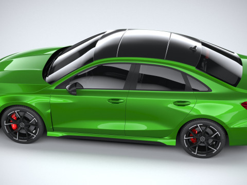 Audi RS3 Sedan 2022 3D 모델