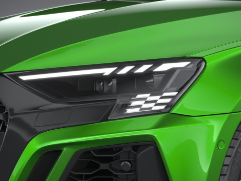 Audi RS3 Sedan 2022 3D 모델