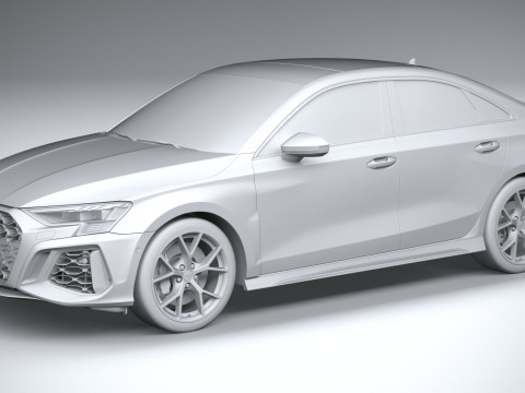Audi RS3 Sedan 2022 3D 모델