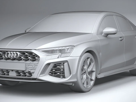 Audi RS3 Sedan 2022 3D Model