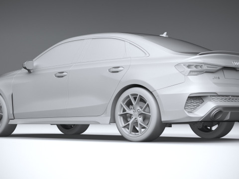 Audi RS3 Sedan 2022 3D 모델
