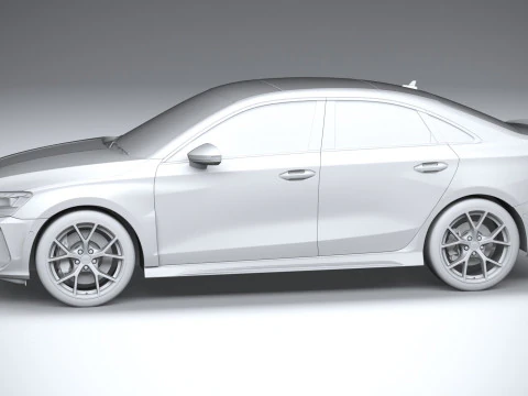 Audi RS3 Sedan 2022 3D Model