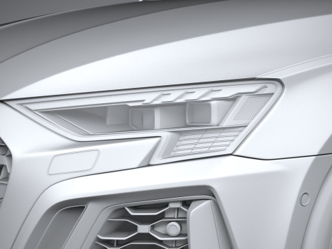 Audi RS3 Sedan 2022 3D 모델