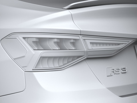 Audi RS3 Sedan 2022 3D 모델