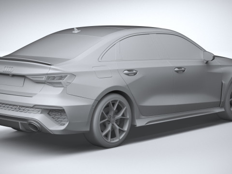 Audi RS3 Sedan 2022 3D 모델