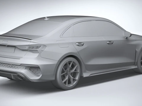 Audi RS3 Sedan 2022 3D Model