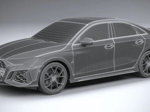 Audi RS3 Sedan 2022 3D Model