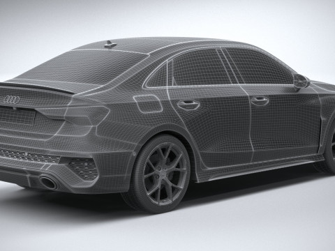 Audi RS3 Sedan 2022 3D 모델