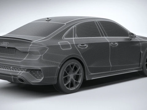 Audi RS3 Sedan 2022 3D Model