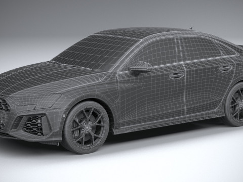 Audi RS3 Sedan 2022 3D 모델