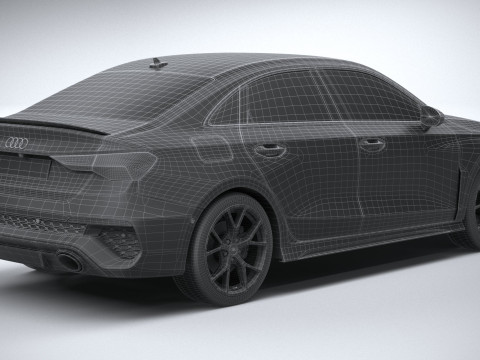 Audi RS3 Sedan 2022 3D 모델