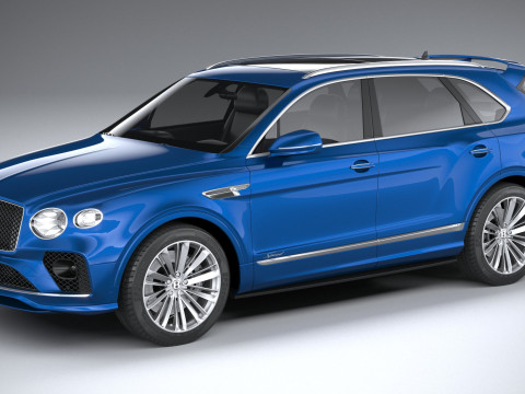 Bentley Bentayga Speed 2021 3D Model