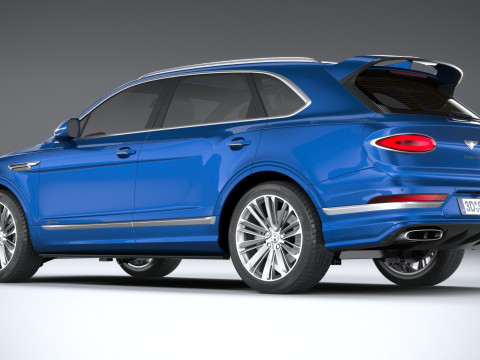 Bentley Bentayga Speed 2021 3D मॉडल