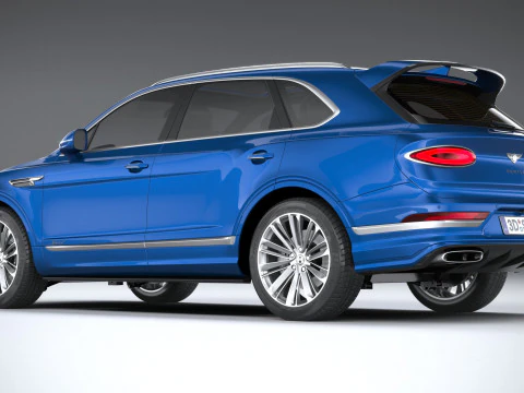 Bentley Bentayga Speed 2021 3D Model
