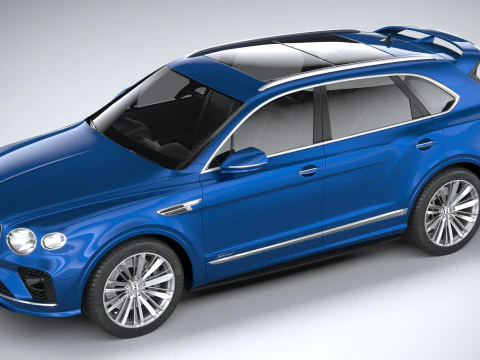 Bentley Bentayga Speed 2021 3D Model