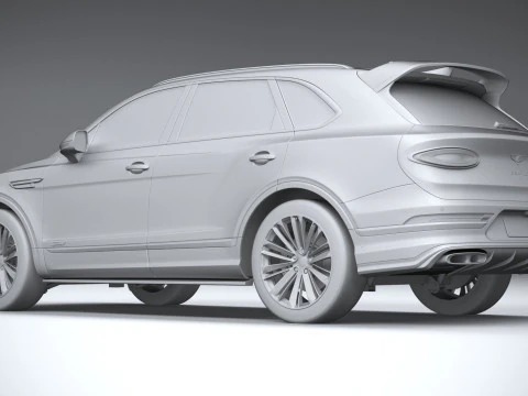 Bentley Bentayga Speed 2021 3D Model