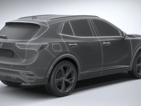 Buick Envision 2021 3D Model