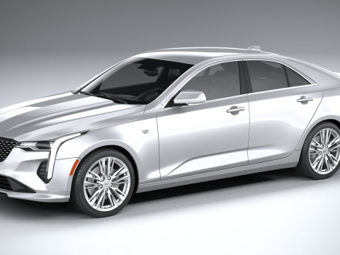 Cadillac CT4 2020 Model 3D