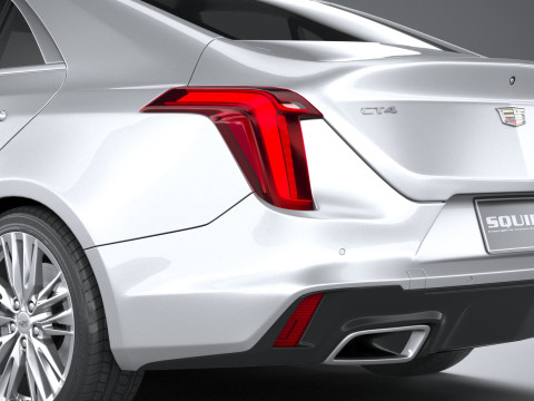 Cadillac CT4 2020 Modèle 3D