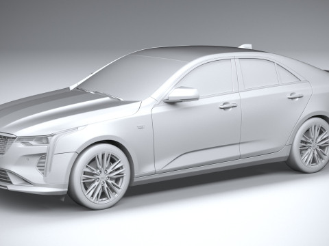 Cadillac CT4 2020 Modèle 3D
