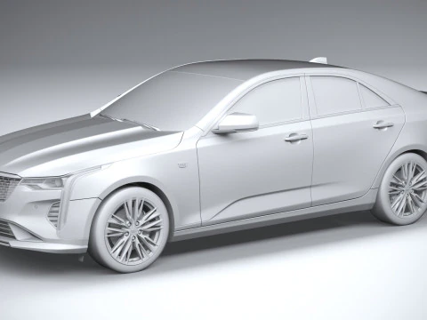 Cadillac CT4 2020 3D Model