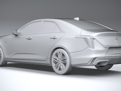 Cadillac CT4 2020 Modèle 3D