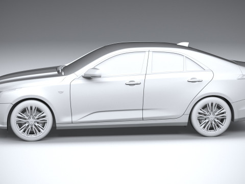 Cadillac CT4 2020 Modèle 3D