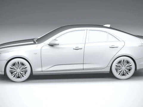 Cadillac CT4 2020 3D Model